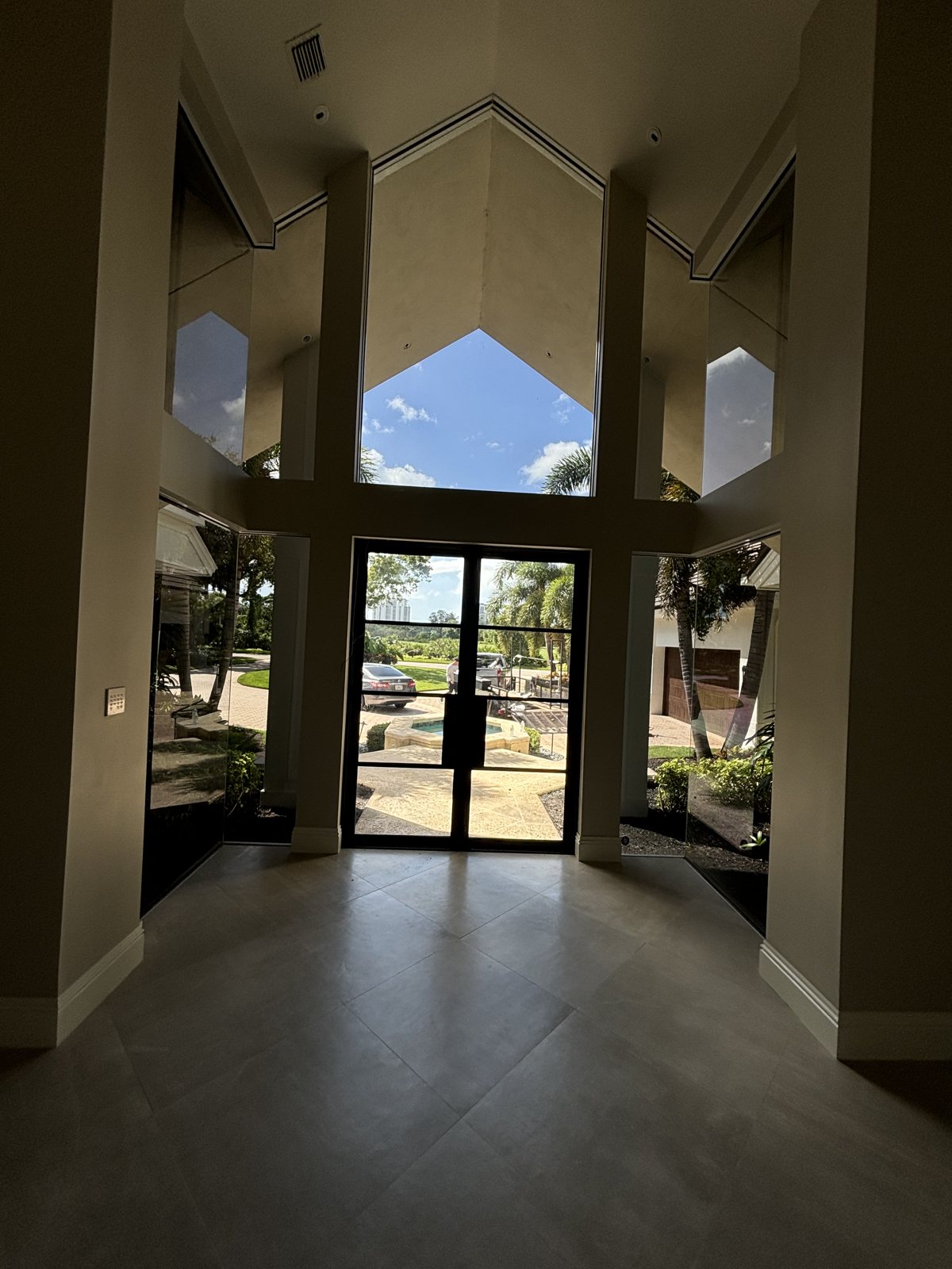 Custom iron entry supplied by PDA Doors & More, Florida